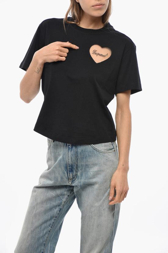  디스퀘어드2 반팔 티셔츠 S75GD0382 S24662 900 Black