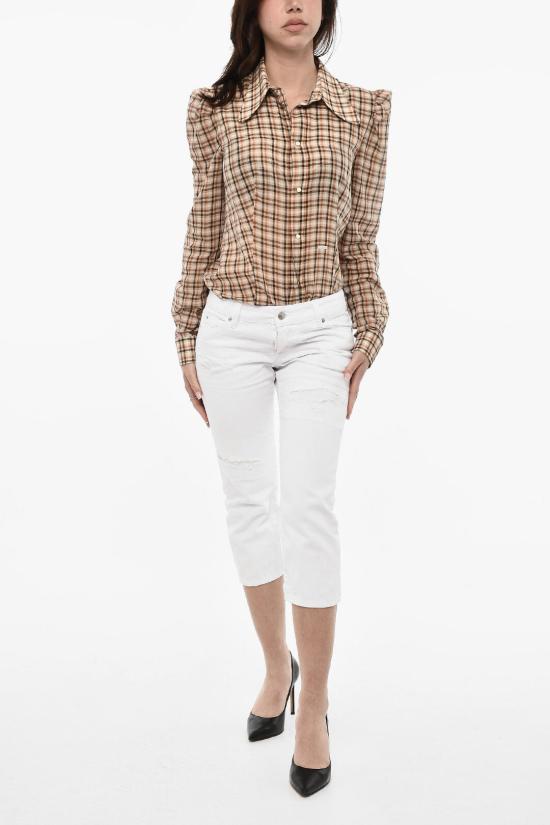  디스퀘어드2 데님 팬츠 S72LB0750 STN833 100 White - DSQUARED2