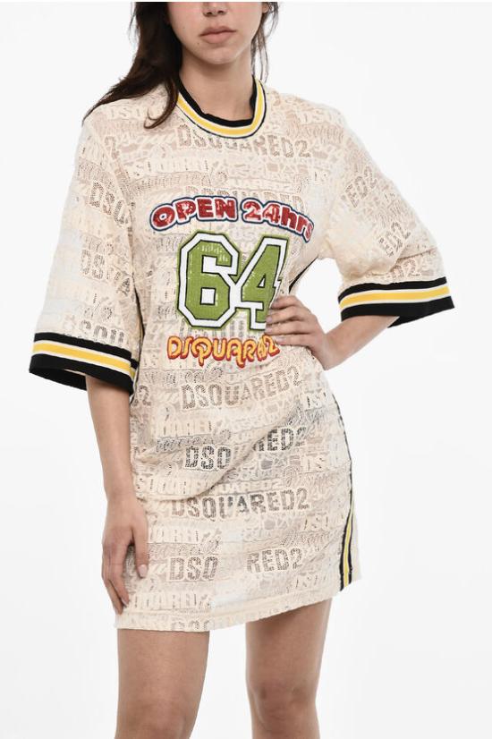  디스퀘어드2 숏 원피스 S75CV0734 S78226 101 Multicolor - DSQUARED2