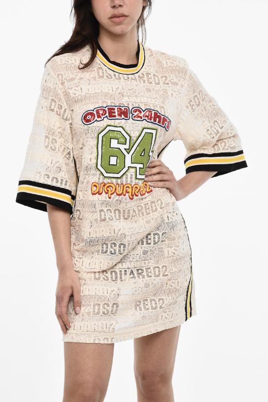  디스퀘어드2 숏 원피스 S75CV0734 S78226 101 Multicolor - DSQUARED2