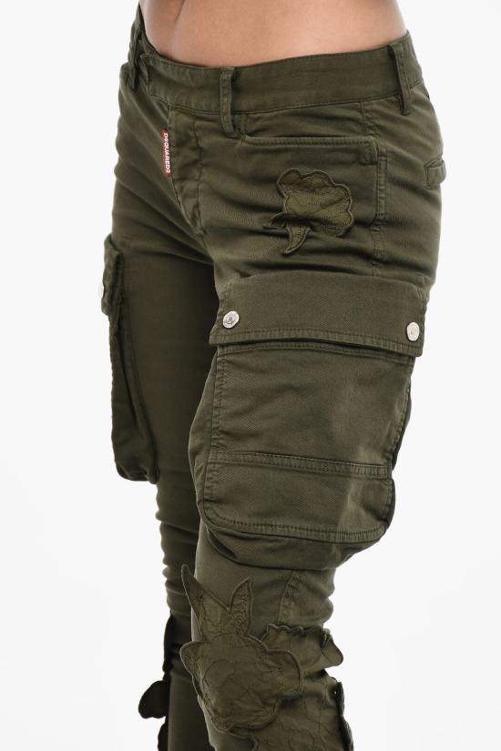  디스퀘어드2 스트레이트 팬츠 S72KA1239 D35013 695 Military Green - DSQUARED2