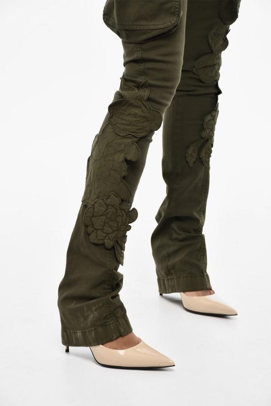  디스퀘어드2 스트레이트 팬츠 S72KA1239 D35013 695 Military Green - DSQUARED2