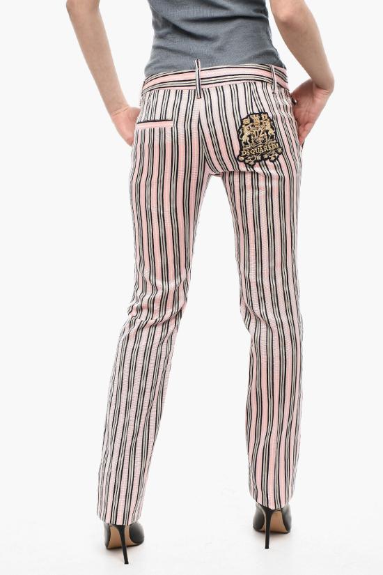  디스퀘어드2 스트레이트 팬츠 S72KA1246 D35019 001F Pink - DSQUARED2