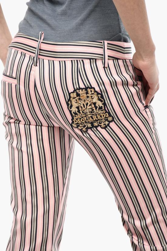  디스퀘어드2 스트레이트 팬츠 S72KA1246 D35019 001F Pink - DSQUARED2