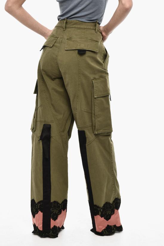 디스퀘어드2 스트레이트 팬츠 S72KA1211 S39021 693 Green - DSQUARED2