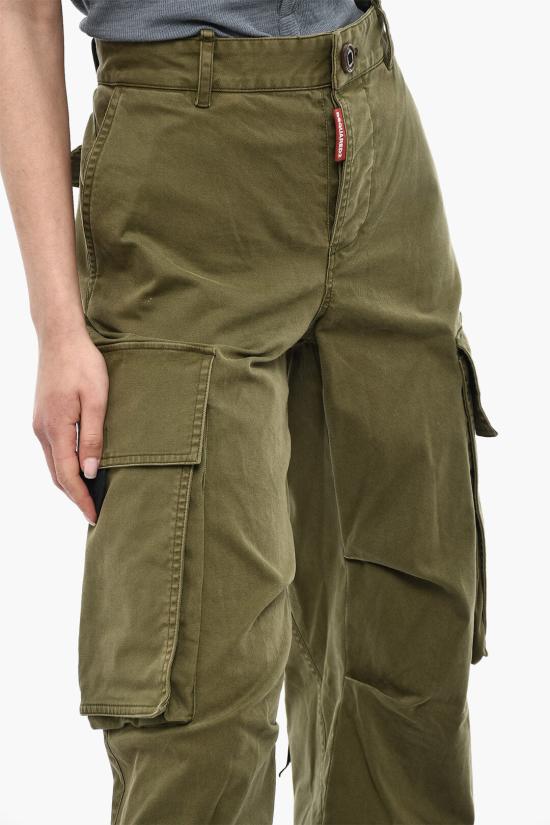  디스퀘어드2 스트레이트 팬츠 S72KA1211 S39021 693 Green - DSQUARED2