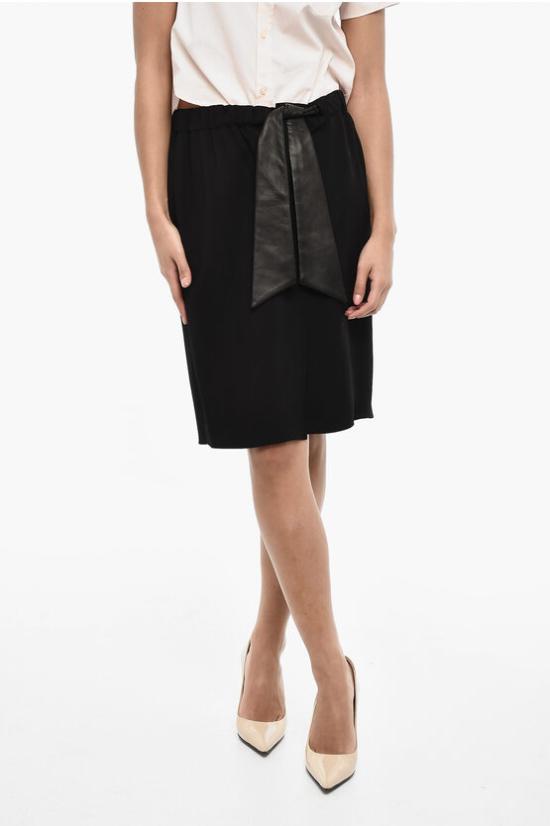  디스퀘어드2 미디 스커트 S75MA0898 S78238 900 Black