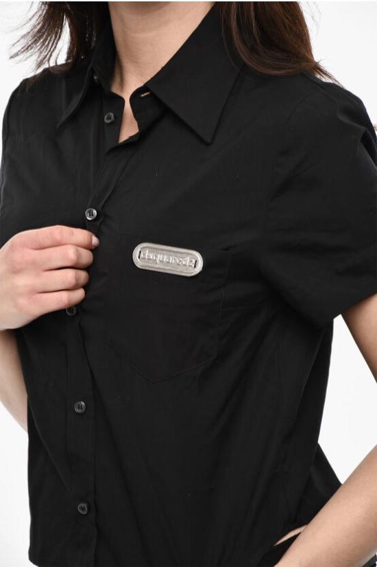  디스퀘어드2 블라우스 S75DL0856 S36275 900 Black - DSQUARED2