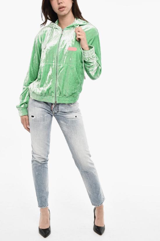  디스퀘어드2 후드 티셔츠 S75HG0091 S24587 665 Green - DSQUARED2