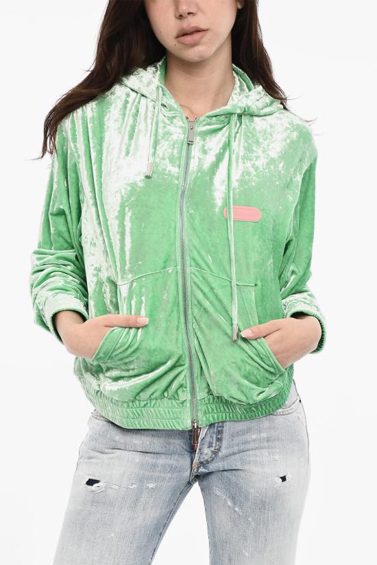  디스퀘어드2 후드 티셔츠 S75HG0091 S24587 665 Green