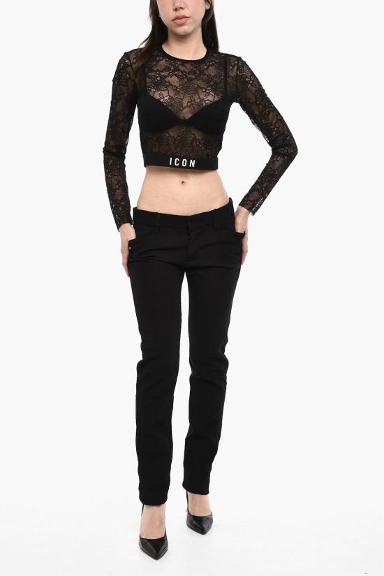  디스퀘어드2 스트레이트 팬츠 S72KA1217 S78136 900 Black - DSQUARED2