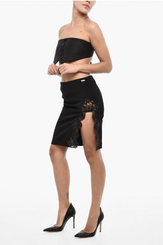  디스퀘어드2 숏 스커트 S72MA0974 S78136 900 Black - DSQUARED2