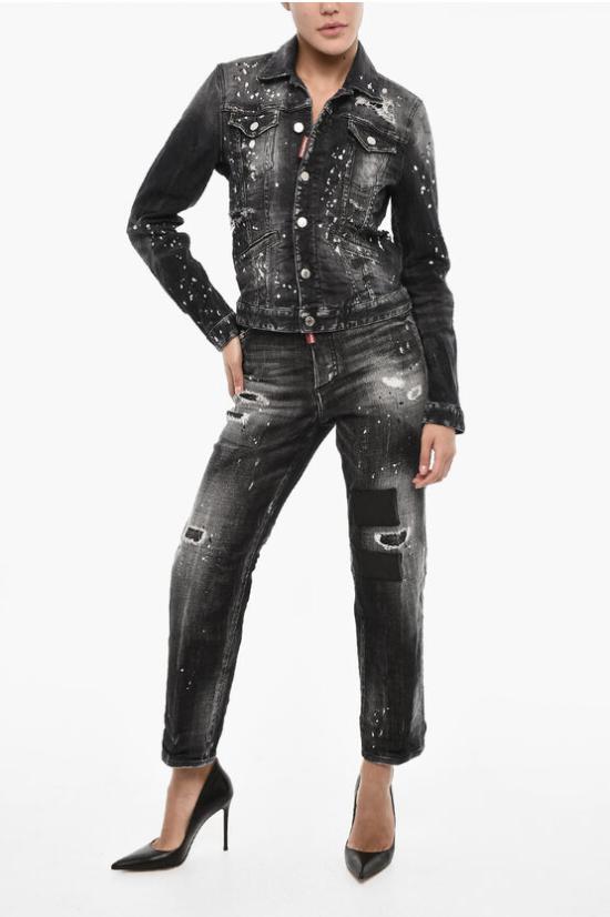  디스퀘어드2 데님 자켓 S75AM1010 S30503 900 Gray - DSQUARED2