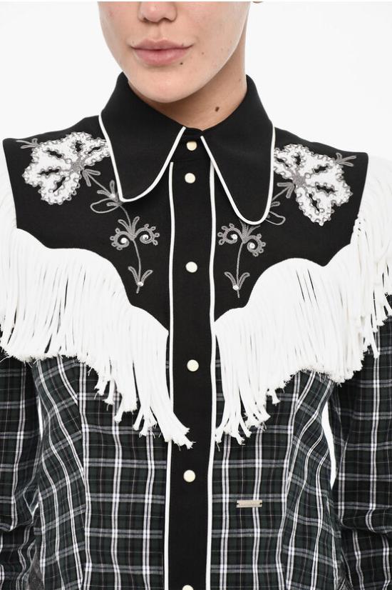  디스퀘어드2 셔츠 S72DL0733 S78363 001F Green - DSQUARED2