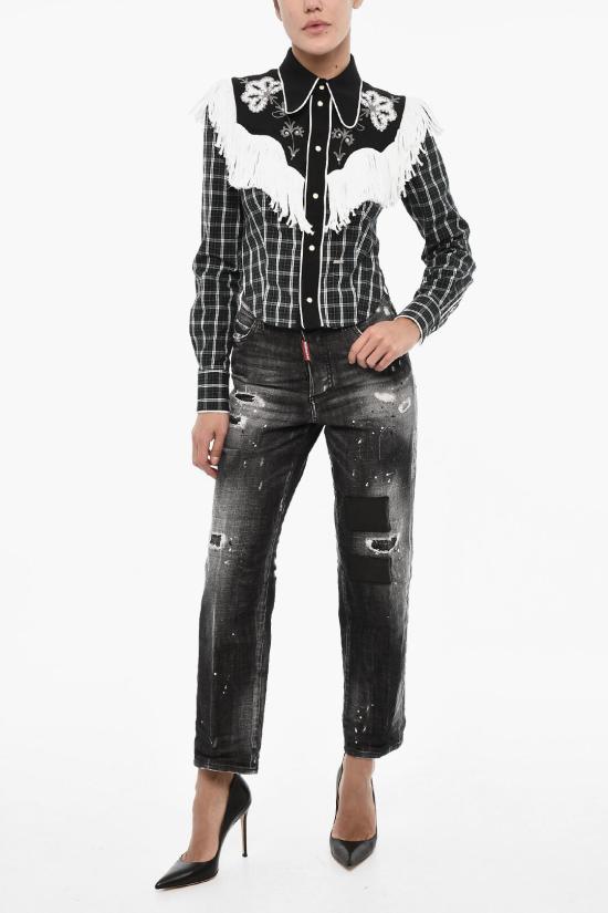  디스퀘어드2 셔츠 S72DL0733 S78363 001F Green - DSQUARED2