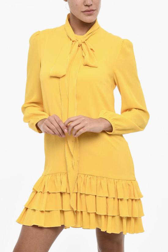  디스퀘어드2 숏 원피스 S72CV0445 S76512 173 Giallo Argento - DSQUARED2