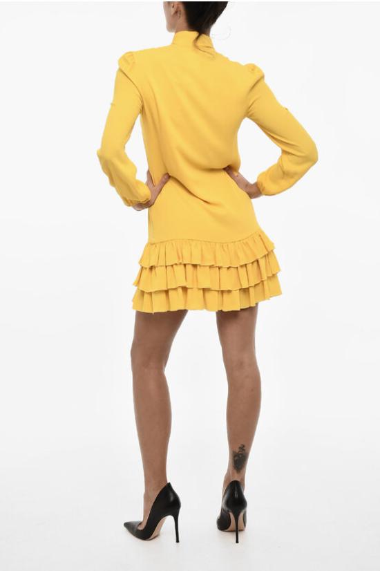  디스퀘어드2 숏 원피스 S72CV0445 S76512 173 Giallo Argento - DSQUARED2