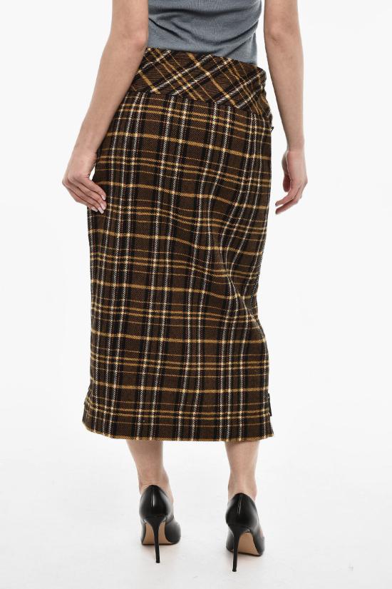  디스퀘어드2 롱 스커트 S72MA0905 S60403 001F Brown - DSQUARED2