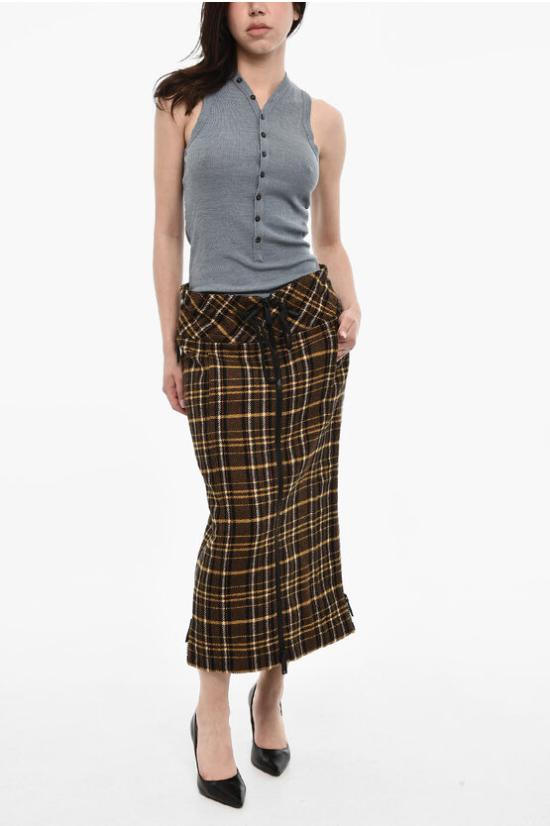  디스퀘어드2 롱 스커트 S72MA0905 S60403 001F Brown - DSQUARED2