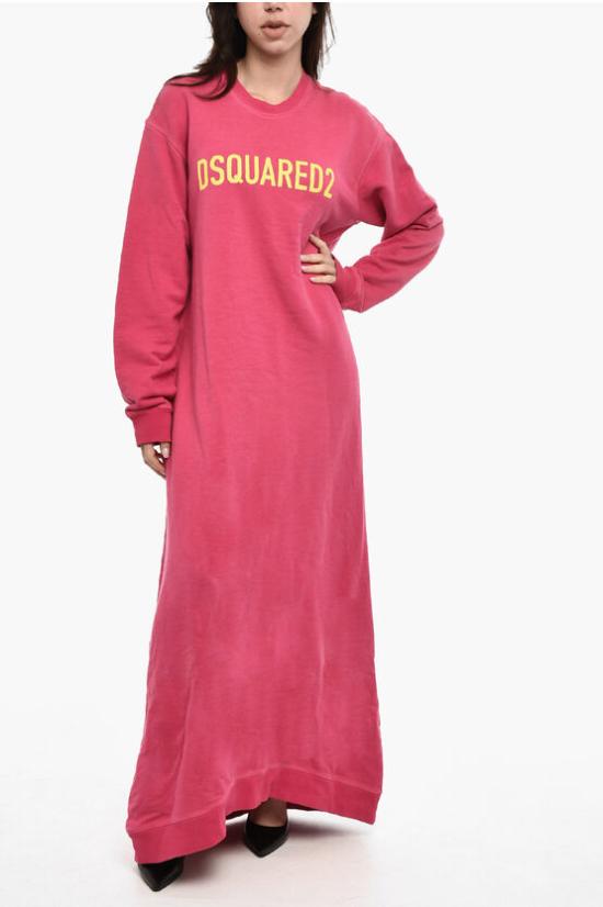  디스퀘어드2 롱 원피스 S75CV0559 S25539 243 Pink