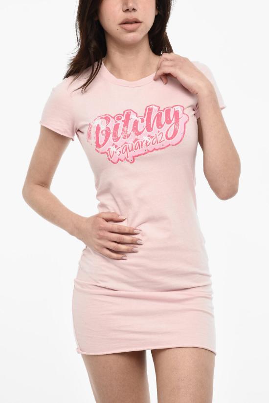  디스퀘어드2 숏 원피스 S75CV0747 S24615 237 Pink - DSQUARED2