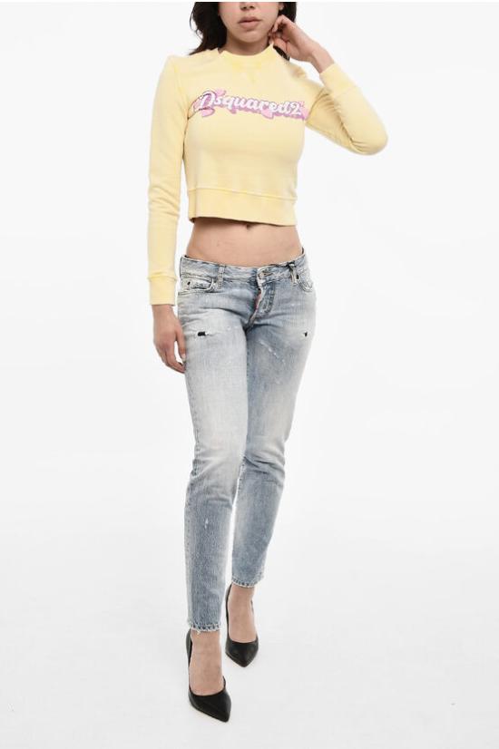  디스퀘어드2 긴팔 티셔츠 S72GU0455 S25539 169 Yellow - DSQUARED2