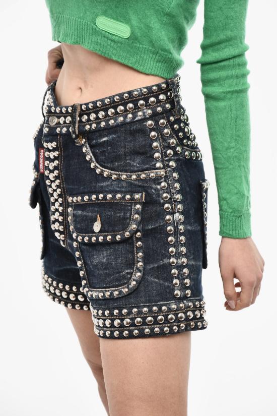  디스퀘어드2 데님 스커트 S75MU0434 S30342 470 Blue - DSQUARED2