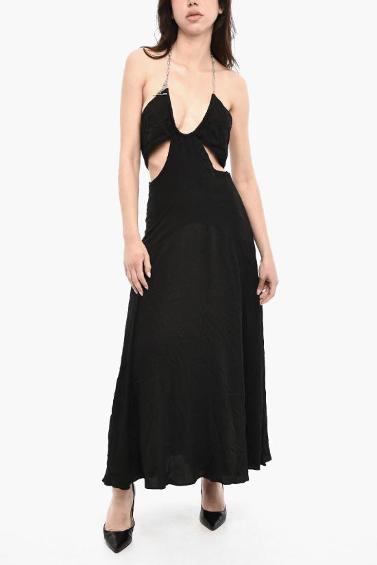  디스퀘어드2 롱 원피스 S75CV0622 S76512 900 Black