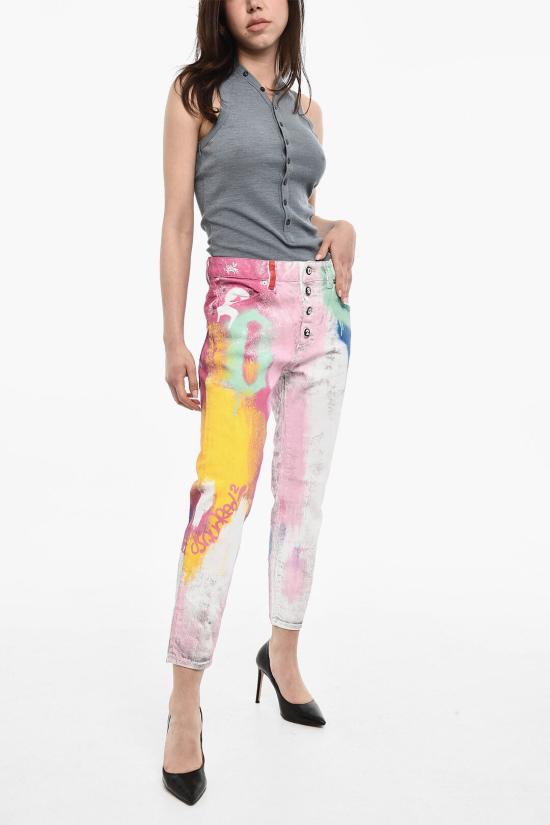  디스퀘어드2 데님 팬츠 S72LB0530 S39781 977 Multicolor - DSQUARED2