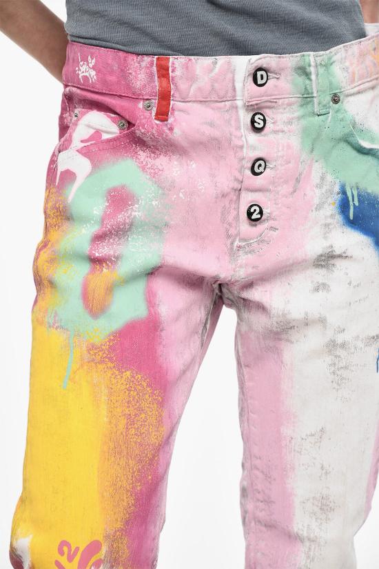  디스퀘어드2 데님 팬츠 S72LB0530 S39781 977 Multicolor - DSQUARED2