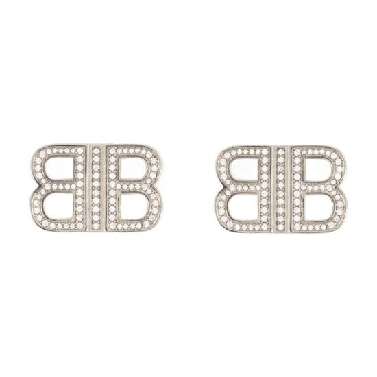 25SS 발렌시아가 이어링 719023 TZ63S 7155 SILVER CRYSTAL silver