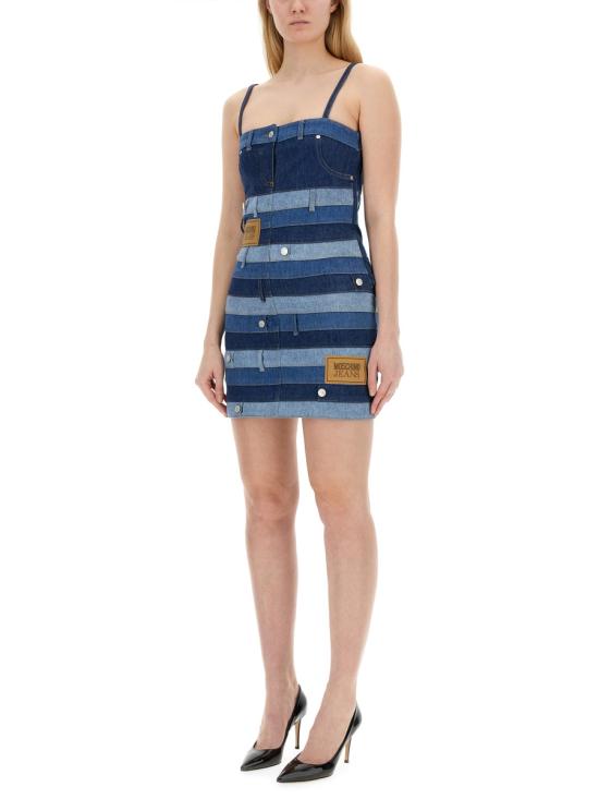  모스키노 숏 원피스 04023735 1888 DENIM - MOSCHINO
