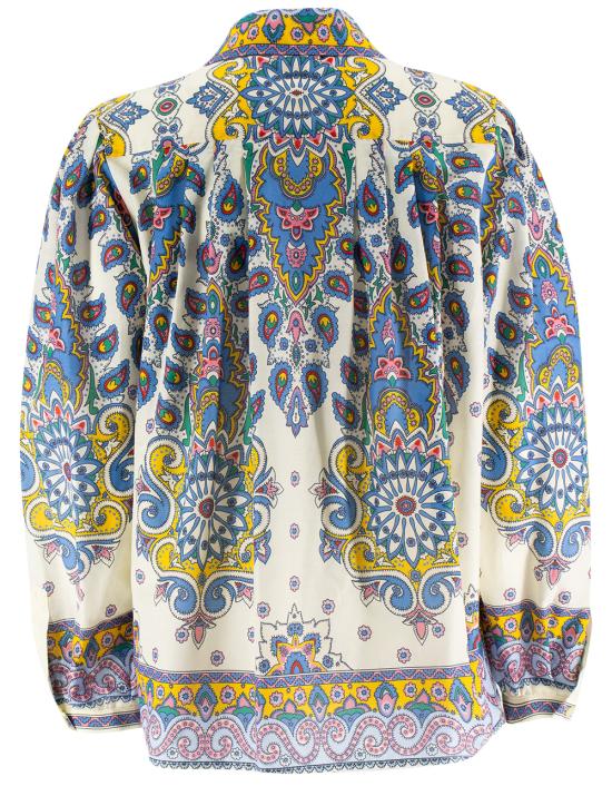 25SS 에트로 긴팔 티셔츠 WRIA0047 AV604 X0800 PRINT ON WHITE BASE - ETRO