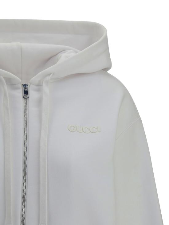 25SS 구찌 후드 티셔츠 810383XJG07 9692 WHITE - GUCCI