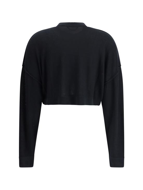 25SS 발렌시아가 스웨터 833704T3399 1000 BLACK - BALENCIAGA