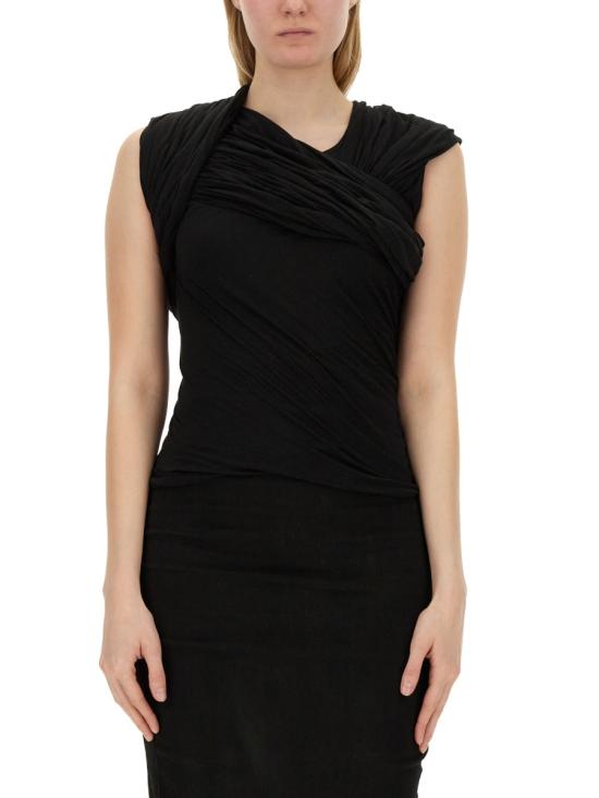 25SS 릭 오웬스 반팔 티셔츠 RO01D2252 BH09 BLACK