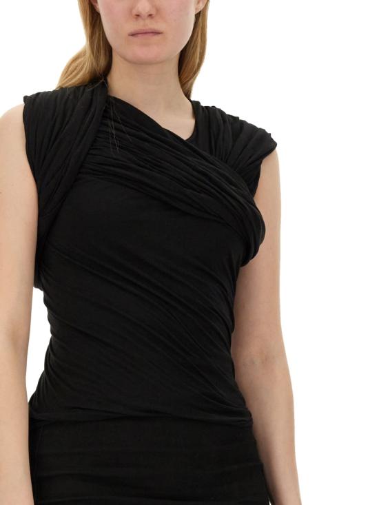 25SS 릭 오웬스 반팔 티셔츠 RO01D2252 BH09 BLACK - RICK OWENS