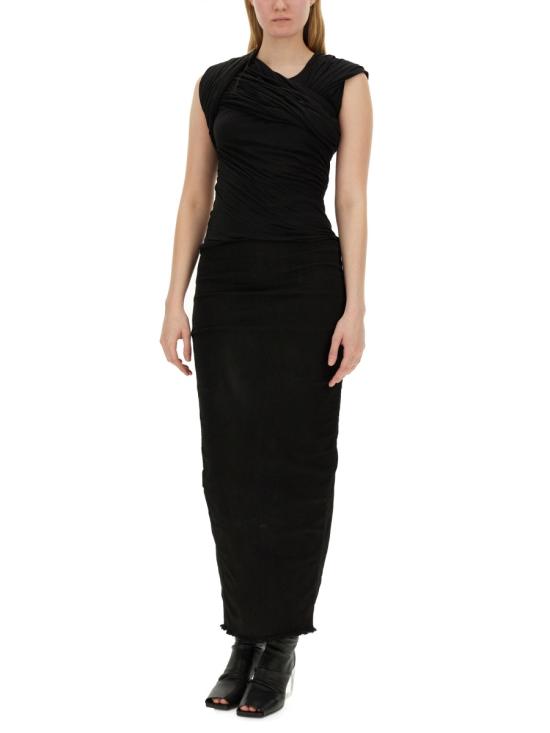 25SS 릭 오웬스 반팔 티셔츠 RO01D2252 BH09 BLACK - RICK OWENS