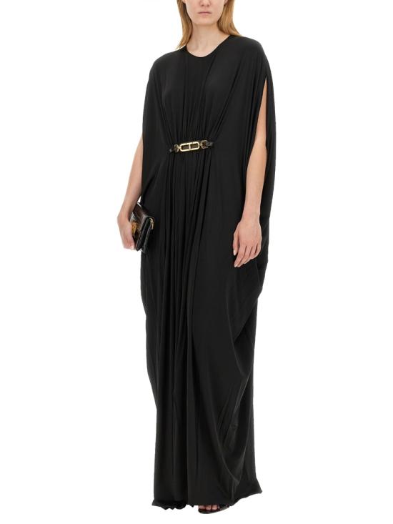 25SS 톰포드 롱 원피스 KFJ015 JEX106LB999 BLACK - TOMFORD