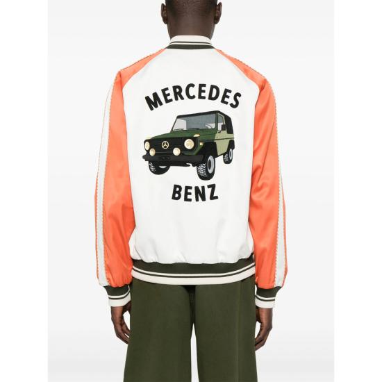 25SS Moncler Mercedes Benz 자켓 M5918 1A000 11 P37 WHITE ORANGE - MONCLER X MERCEDES BENZ