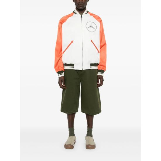 25SS Moncler Mercedes Benz 자켓 M5918 1A000 11 P37 WHITE ORANGE - MONCLER X MERCEDES BENZ