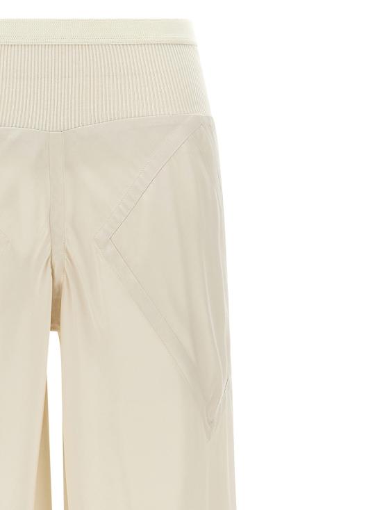 25SS 릭 오웬스 스트레이트 팬츠 RP01E7301SCH41 White - RICK OWENS