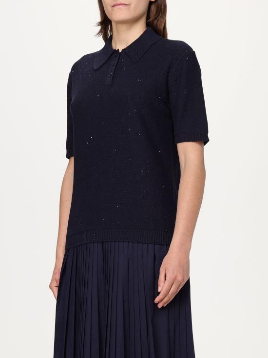 25SS 파비아나 필리피 폴로 티셔츠 MAD275F530D273 5146 bianco - FABIANA FILIPPI