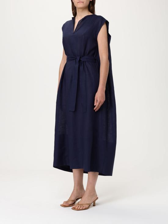 25SS 파비아나 필리피 원피스 ABD275F640L377 5146 blu notte - FABIANA FILIPPI