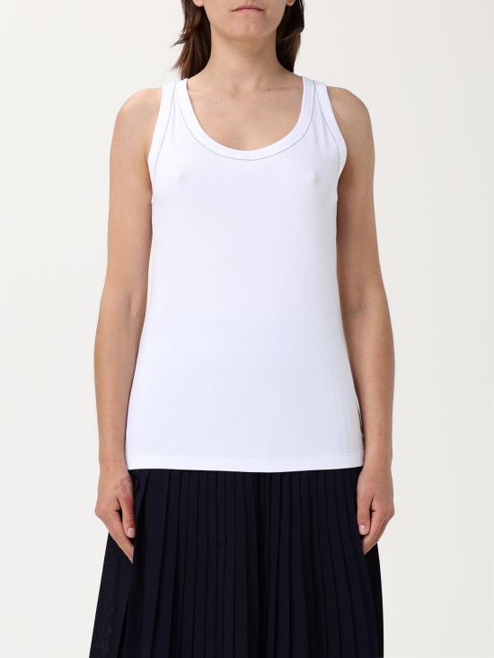 25SS 파비아나 필리피 민소매 티셔츠 JED265F150L180 21 bianco