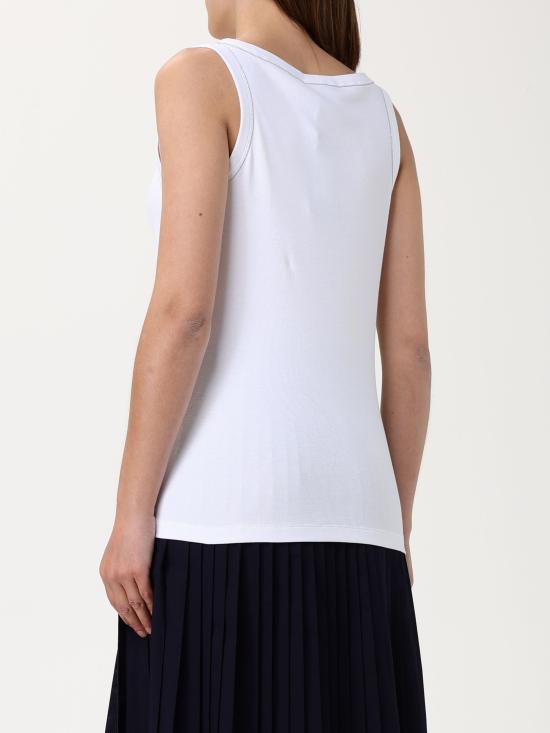 25SS 파비아나 필리피 민소매 티셔츠 JED265F150L180 21 bianco - FABIANA FILIPPI