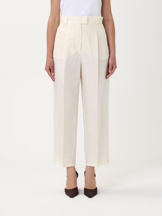 25SS 막스마라 스트레이트 팬츠 2511131019600 001 avorio