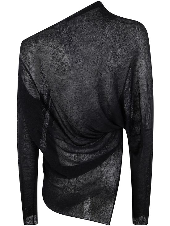 25SS 파로쉬 스웨터 D540873 BABYLON 013 BLACK - PAROSH