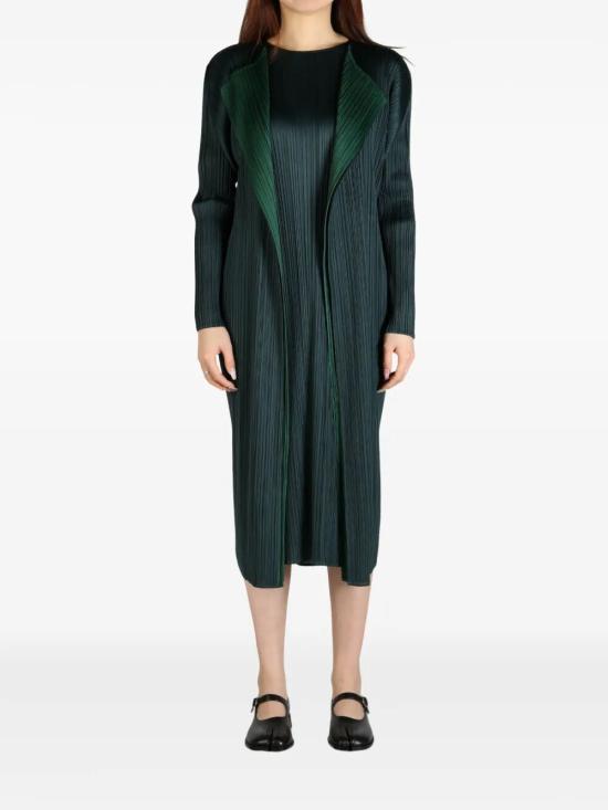 25SS 플리츠플리즈 가디건 PP56JA432 62 GREEN - PLEATS PLEASE
