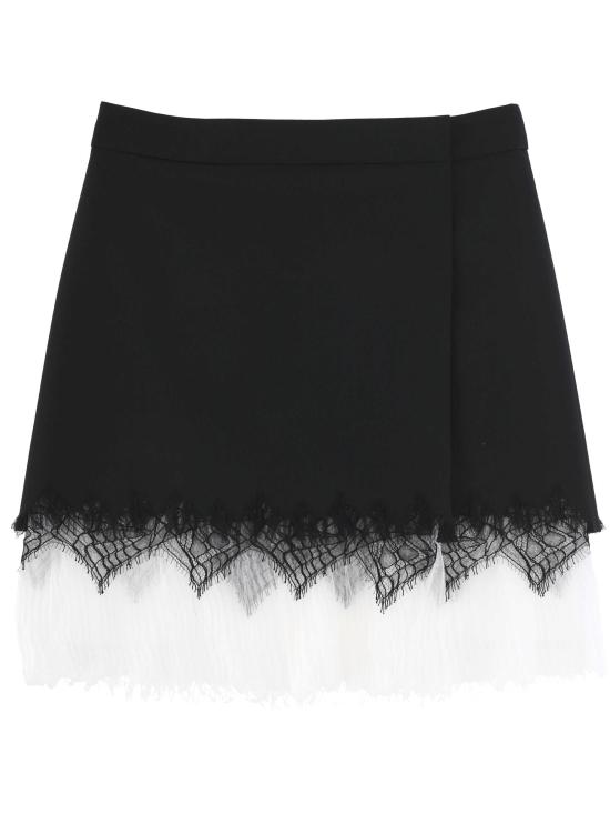 25SS 알렉산더 맥퀸 숏 스커트 830083 QJADK1000 Black